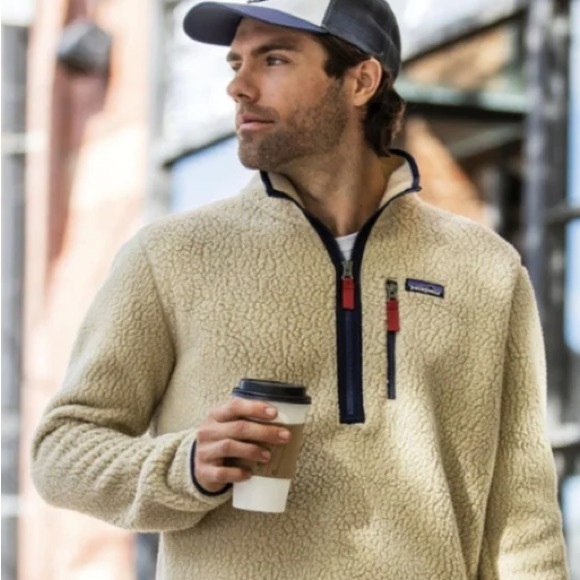 Patagonia Retro Pile Fleece Marsupial Pullover - Picture 2 of 16